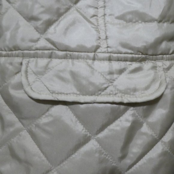 CASUAL IDENTITY | large | Camel Quilted Jacket With Gold Button-Up Front | NWOT - Picture 10 of 16